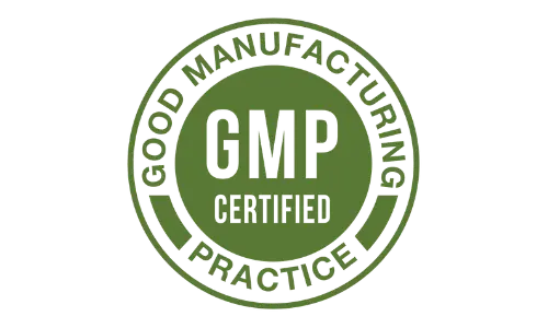 GMP-certified logo for Oradentum, guaranteeing high-quality manufacturing standards for Oradentum.